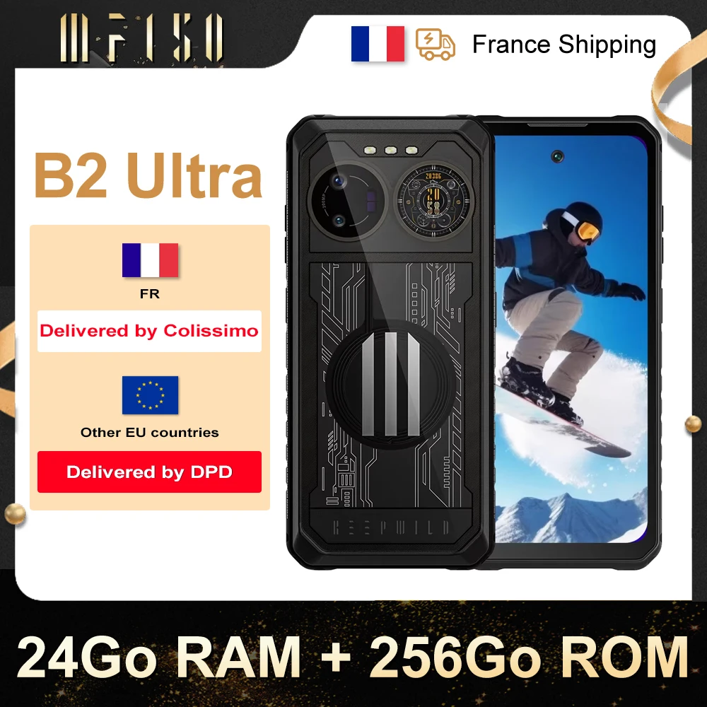 IIIF150 B2 Ultra robust Smartphone 24Go + 256go' FHD + 200MP camera mAh IP68 Android 13 GPS NFC Double SIM 1