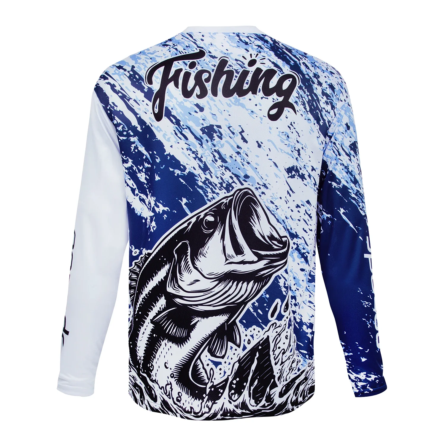 New Unisex Fishing Jersey Print Sun Protection Shirt Active Long Sleeve Guard for Fishing Clothing Hiking Outdoor Ventilate
