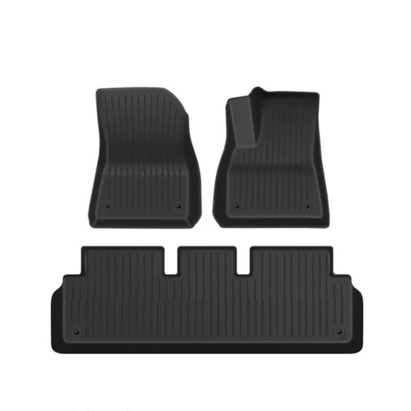 TPEAutoTrunkAllWeatherRubberCarFloorMats3Piece1Set