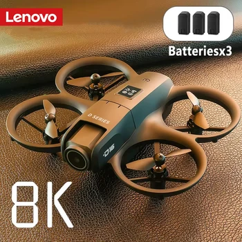 Drone Lenovo D16 8K con GPS, Motore Brushless, Regolazione Elettrica, Doppia Fotocamera HD Professionale, Flusso Ottico