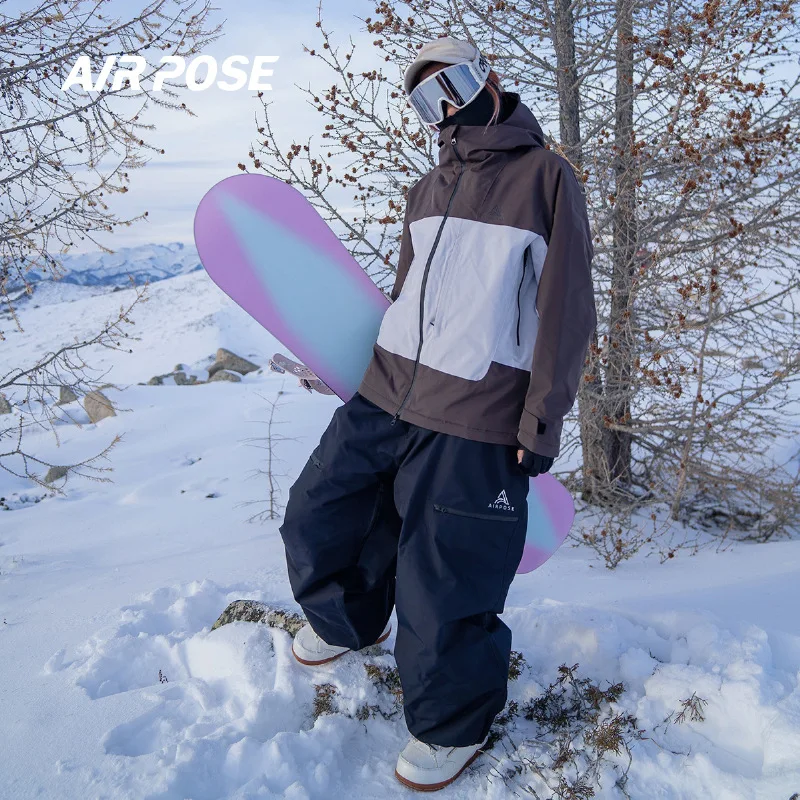 New Ski Jacket Professional 15K Waterproof Windproof Thick Warm Winter Outdoor Snow Coat Snowboarding Clothing Women Men