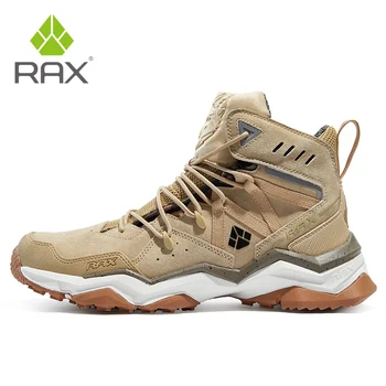 RAX Mid-Top Waterproof Hiking Shoes – Men’s Leather Outdoor Trekking Boots for Camping, Climbing & Hunting (Unisex) 1