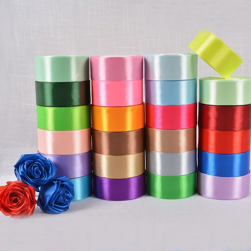 6-10-12-15-20-25-40mm Satin Ribbon DIY Handmade Crafts Tape Christmas Halloween Wedding Birthday Party Gift Box Wrapping Ribbon satin ribbons,ribbon supplies,satin ribbon,wrapping ribbon