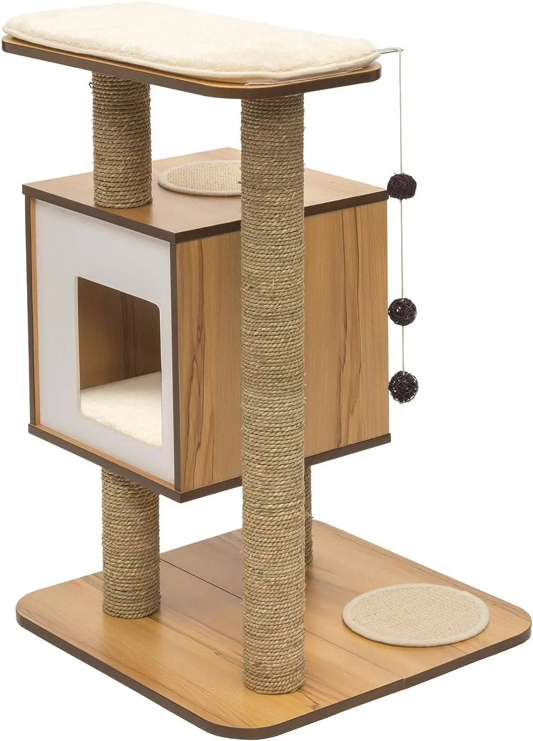 

Cat Tree, Base, Walnut, 52042