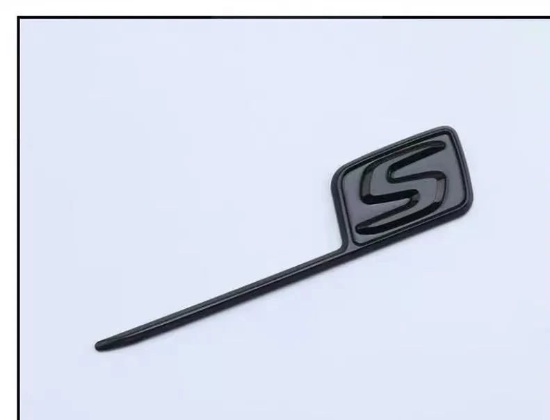Glossy Multi-Color S Badge Emblem for Car Styling and Trunk Decoration