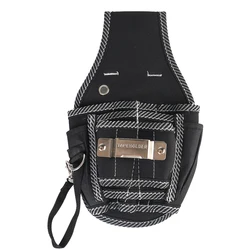 Versatile Waist Tool Pouch with Multiple Pockets (Black)