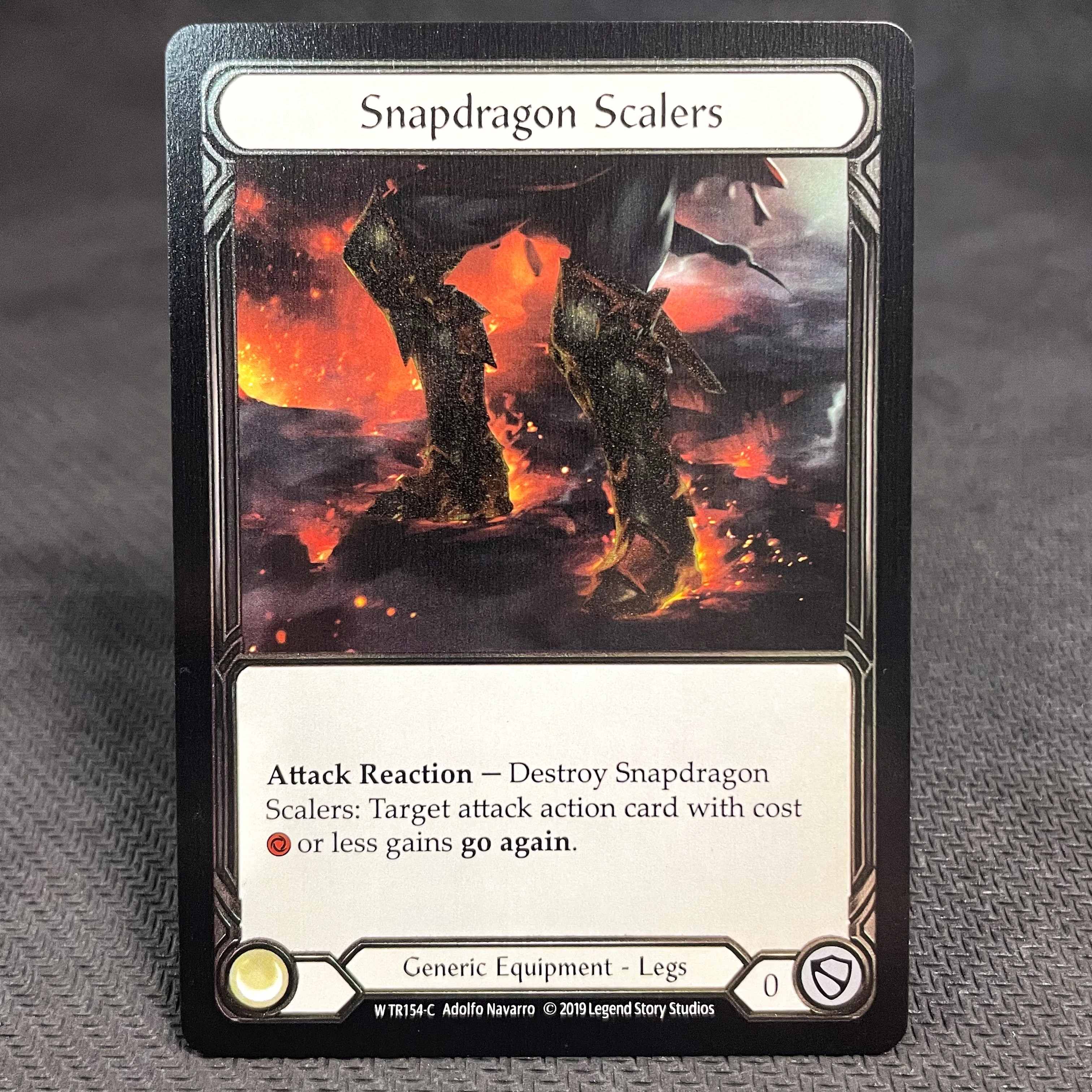 FaB Snapdragon Scaler cold foil (WTR 初版) FAB COLD FOIL Proxy Collection Cards Crown of Providence