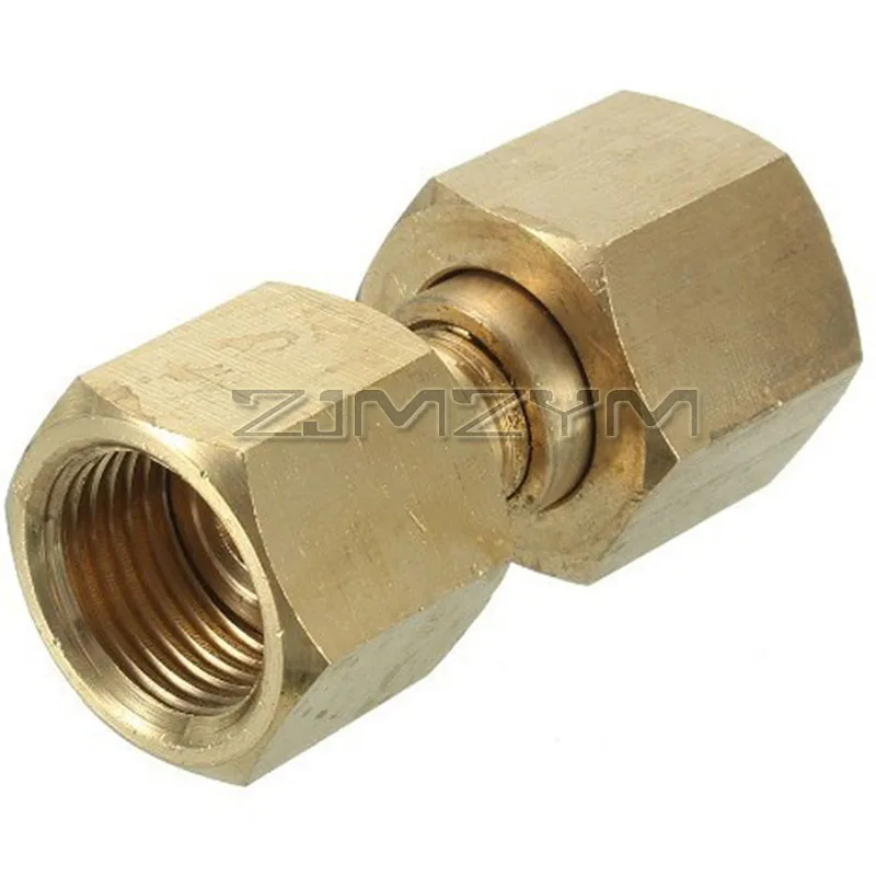 Regulator Valve Nut Brass CGA-320 To CGA-580-CO2 To Argon Gas Regulator Adapter With Standard PrecisionsThreads Cylinder Adapter