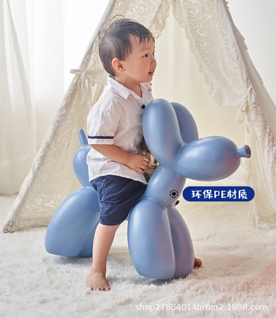 Originality Plastic Stool Balloon Dog Chair Living Room Furniture Fashion Decorate Stool Fall Prevention Home Furniture