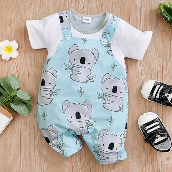 Koala Print Baby Romper 1