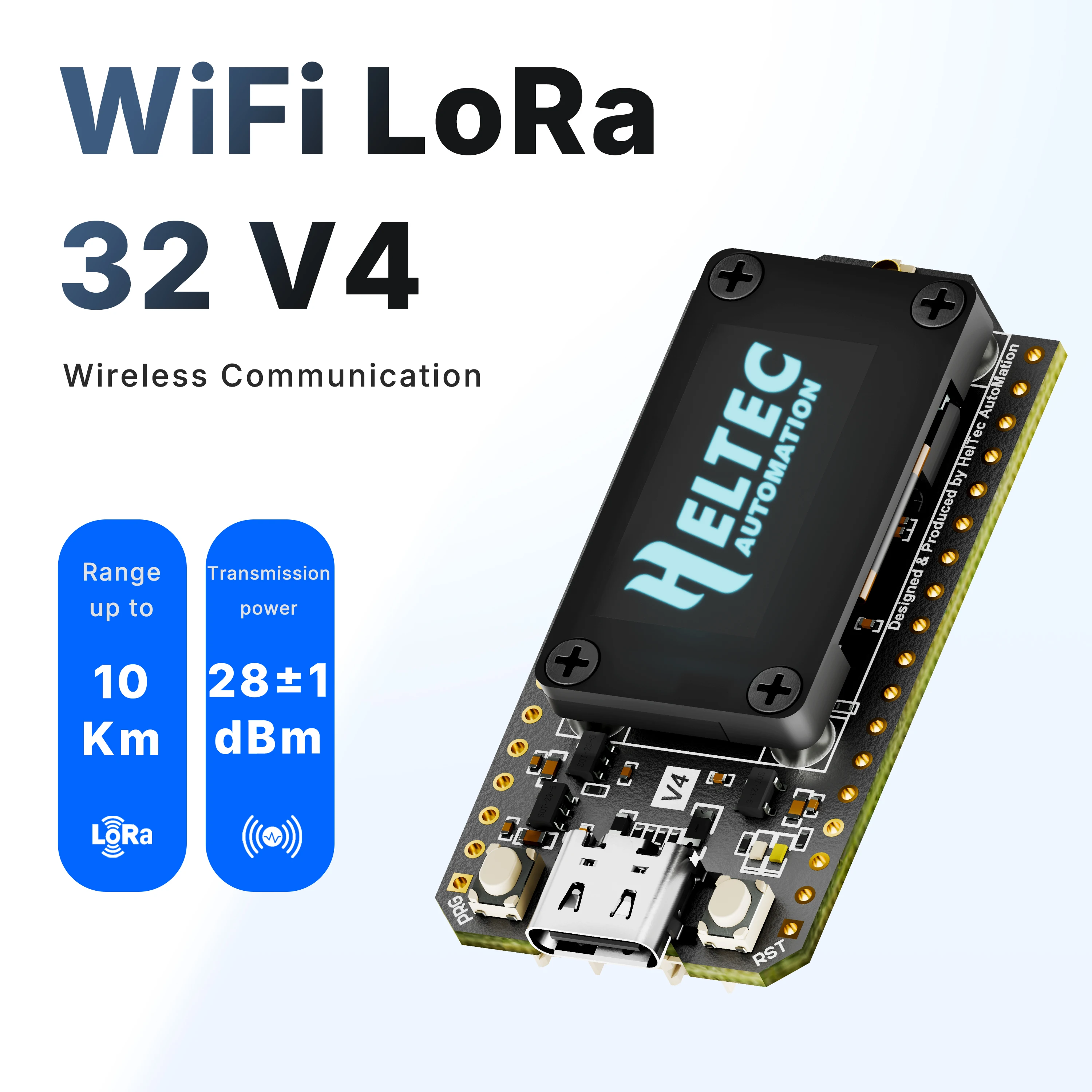 New Heltec LoRa 32 V4 Meshtastic ESP32 Dev-Board SX1262 0.96inch