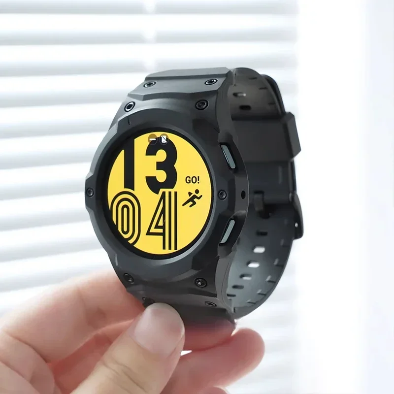 Neues Silikonarmband + PC-Gehäuse für Samsung Galaxy Watch 7/6/5/4 40MM 44MM Mod Kit für Samsung SmartWatch Sport Loop Band Armband – Detail 5