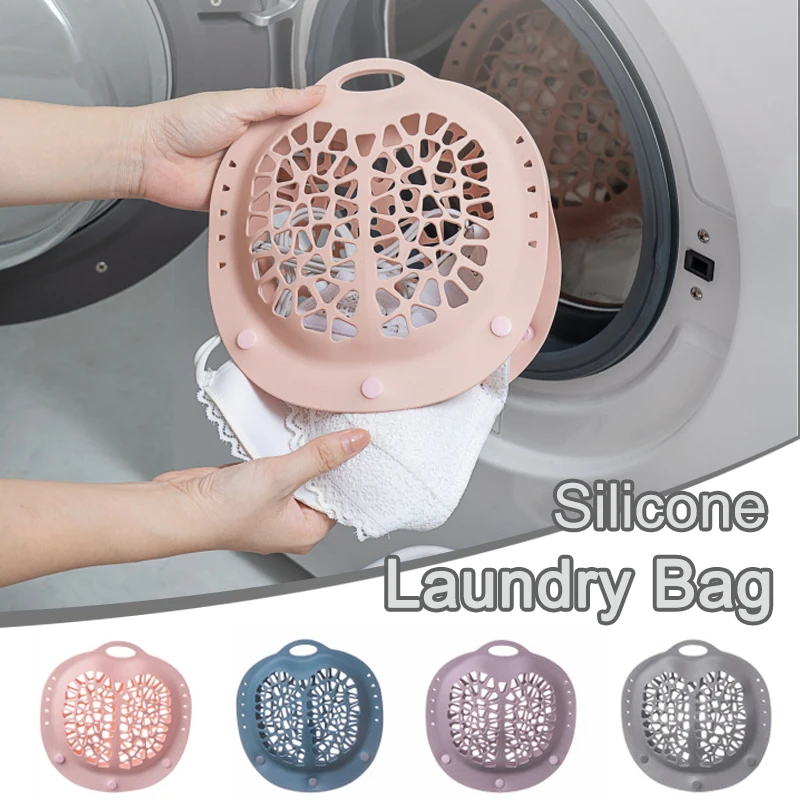 Bra Laundry Bag Washing Machine Anti Deformation Bra Protective Bag Silicone Laundry Underwear Washing Care Drying