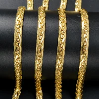 Collier Simple bijoux mode italie 750 plaqué or 18 carats chaîne serpent plate africaine mariage anniversaire cadeau fête 1