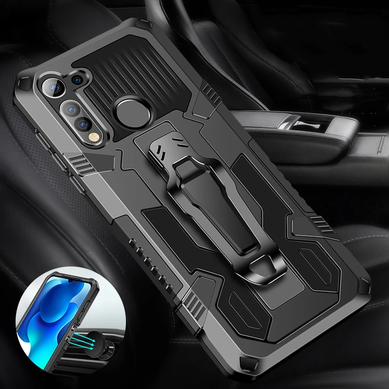 Custodia Antiurto Per Armatura Per Motorola Moto G6 G8 G9 Play Clip Da Cintura Custodia Magnetica Per Auto Per Moto G6 G8 G9 Plus Custodia Powar