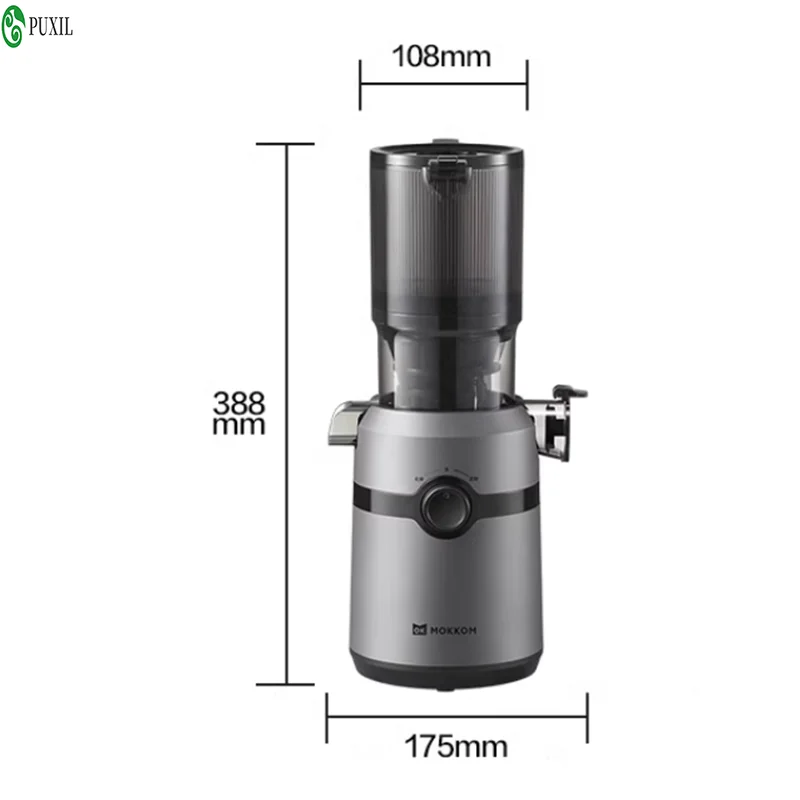 Mokkom M6 Slow Juicer Household Hybrid Electric Juicer 13cm Large Caliber Fully Automatic Fruit and Vegetable Juice Separation 4