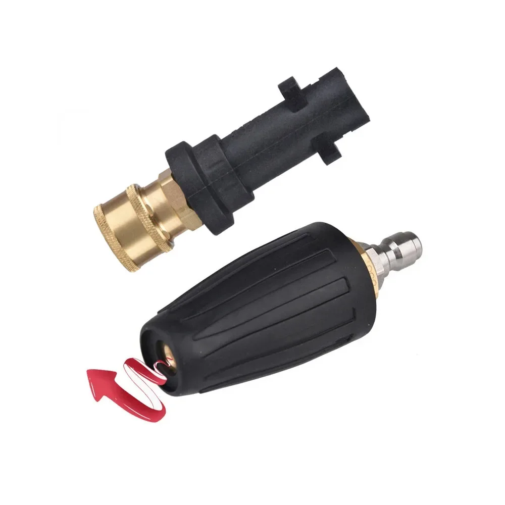 360 Spruzzatore Rotante Con Ugello Turbo Con Kaecher O 1/4 "Attacco Rapido 4000 Psi Accessori Per Idropulitrice Ad Alta Pressione Ottone