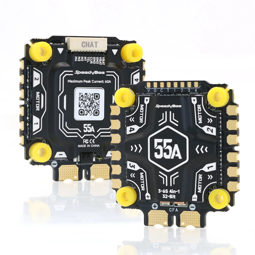 SpeedyBee F405 V5 55A Stack（F405 V5 30.5&times;30.5mm Model Aircraft Flight Controller+ 55A 4-in-1 ESC with ox32 Firmware）