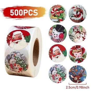 Christmas Window Removable Stickers Santa Claus Snowman Merry Christmas Party Shop Home New Year Christmas Decorations Supplies