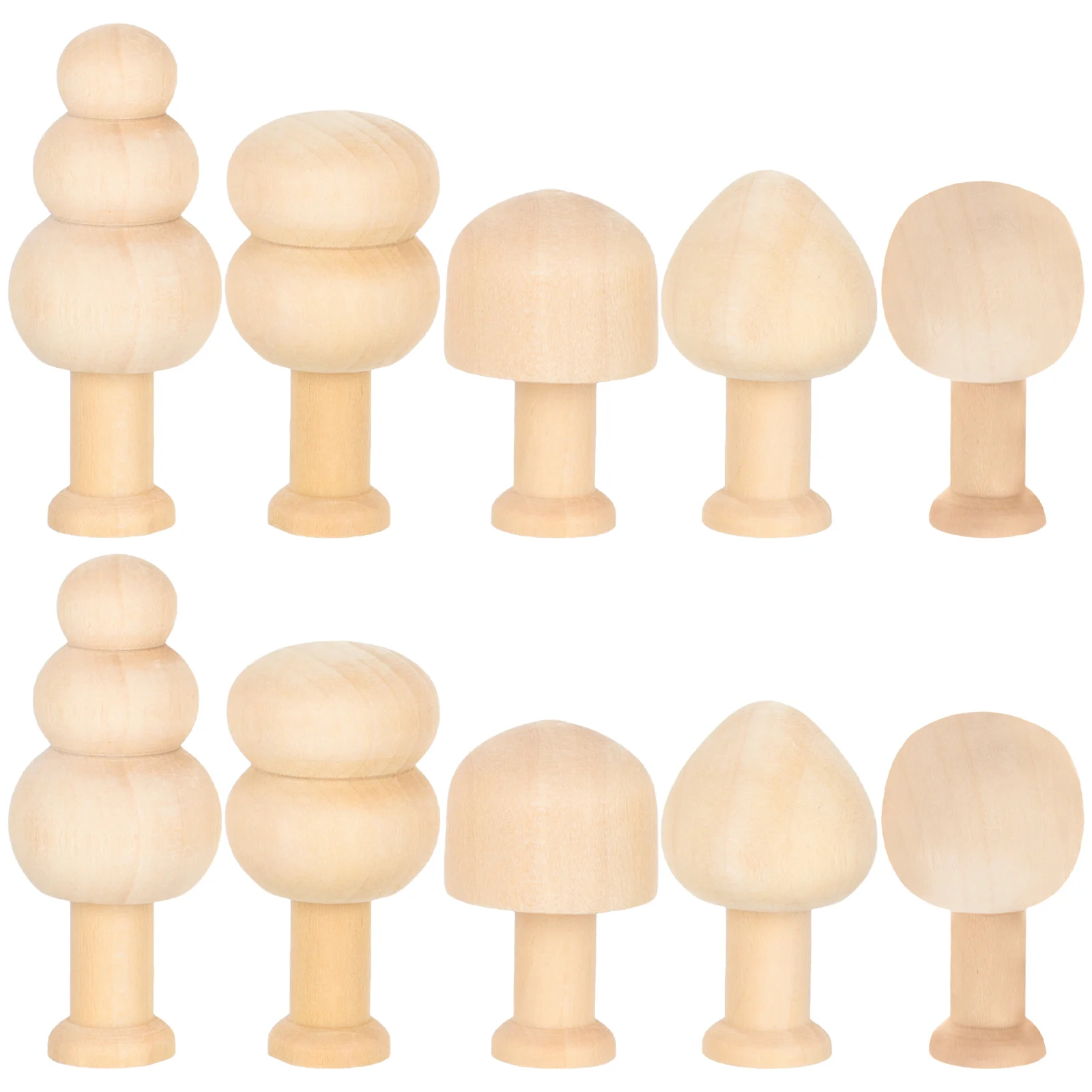 

Unfinished Mushroom Wooden Mushroom Model DIY Wooden Tree For Kids Wood Blank Painting Tree Toy Aesthetic Tree Decoration