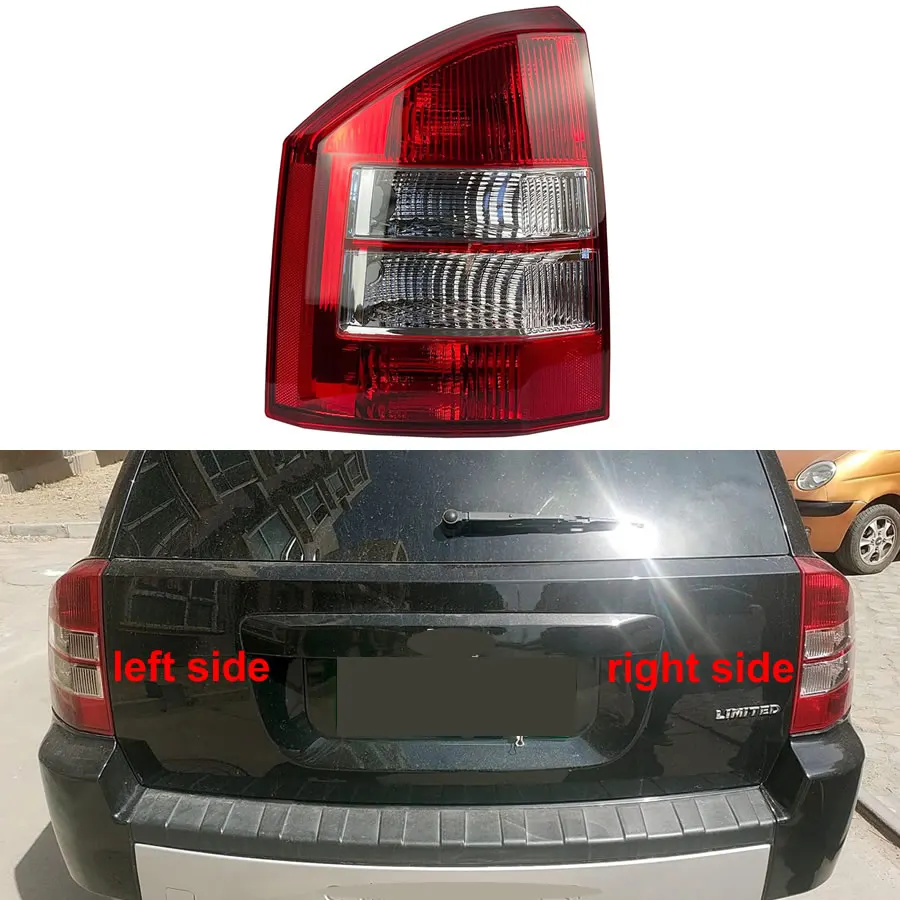 

For Jeep Compass 2007 2008 2009 2010 Car Accessories Taillight Rear Brake Reverse Lamp Housing Without Lights and Wires 1pcs