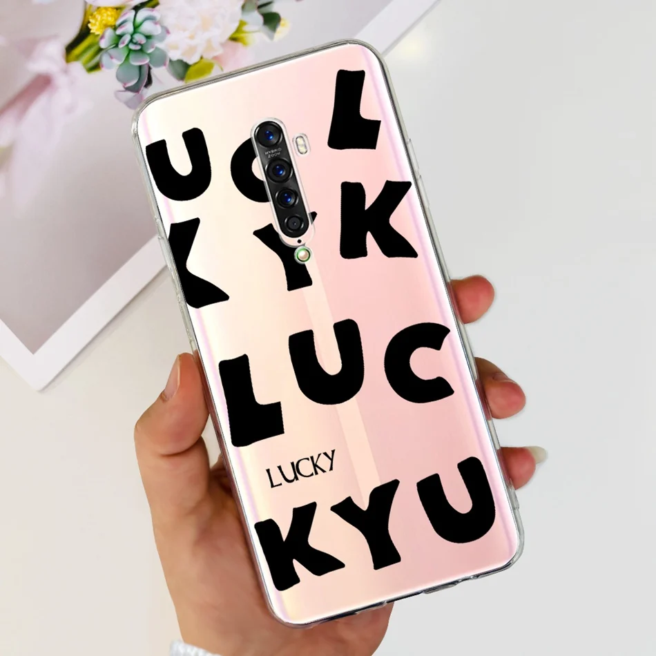 Elegant Printing Soft Silicone Clear TPU Back Cover