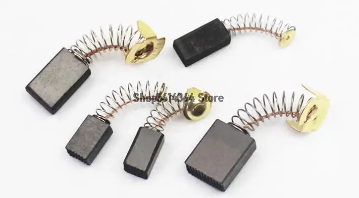 5 pieces Varisized Carbon Brushes for Generic Electric Motors Replacement Repair Parts