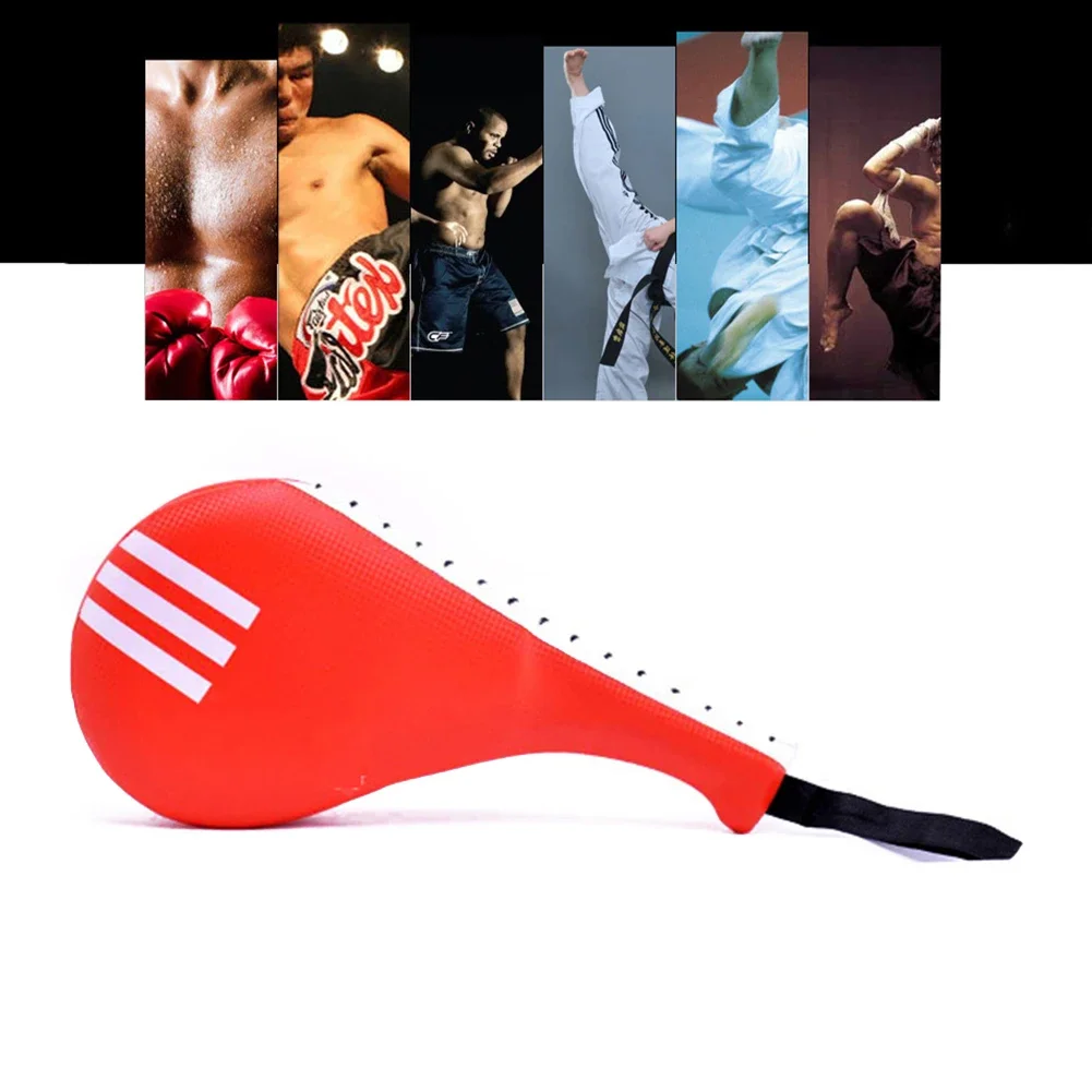 Taekwondo Kick Pad Taekwondo Foot Target PU Karate Kick Pad with Grip Boxing Training Hand Target Elastic Portable Multifunctional Sports Equipment