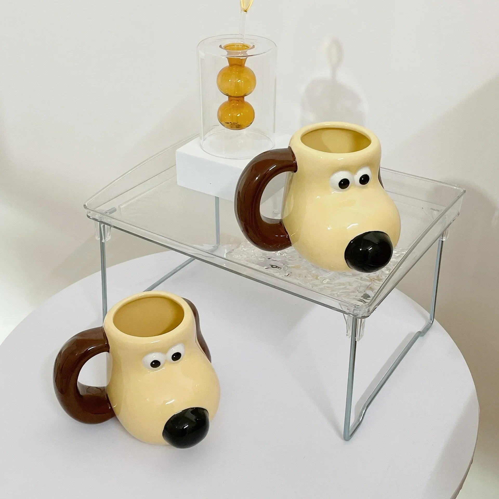 Description Picture 2 of itemWallace&gromit Ceramic Mug Breakfast Milk Oats Cute Cartoon Large Capacity Coffee Cup Creative Gifts for Boys and Girls