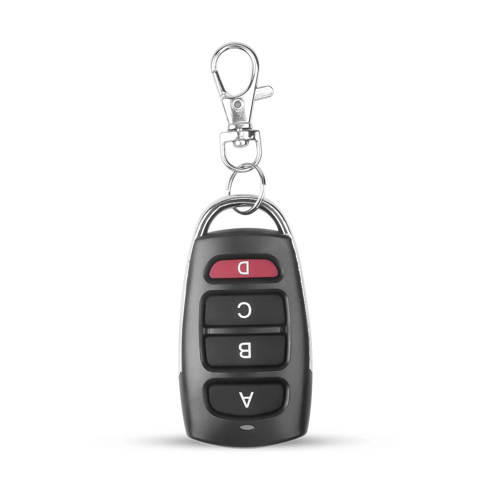 4-CHANNEL COPY REMOTE CONTROL 100% COMPATIBLE MOTOSTAR, CLICKSTAR, RE532, RE534, CLIK 4M, 4C, FOR AUTOMATIC GATE, GARAGE, ALARM 4