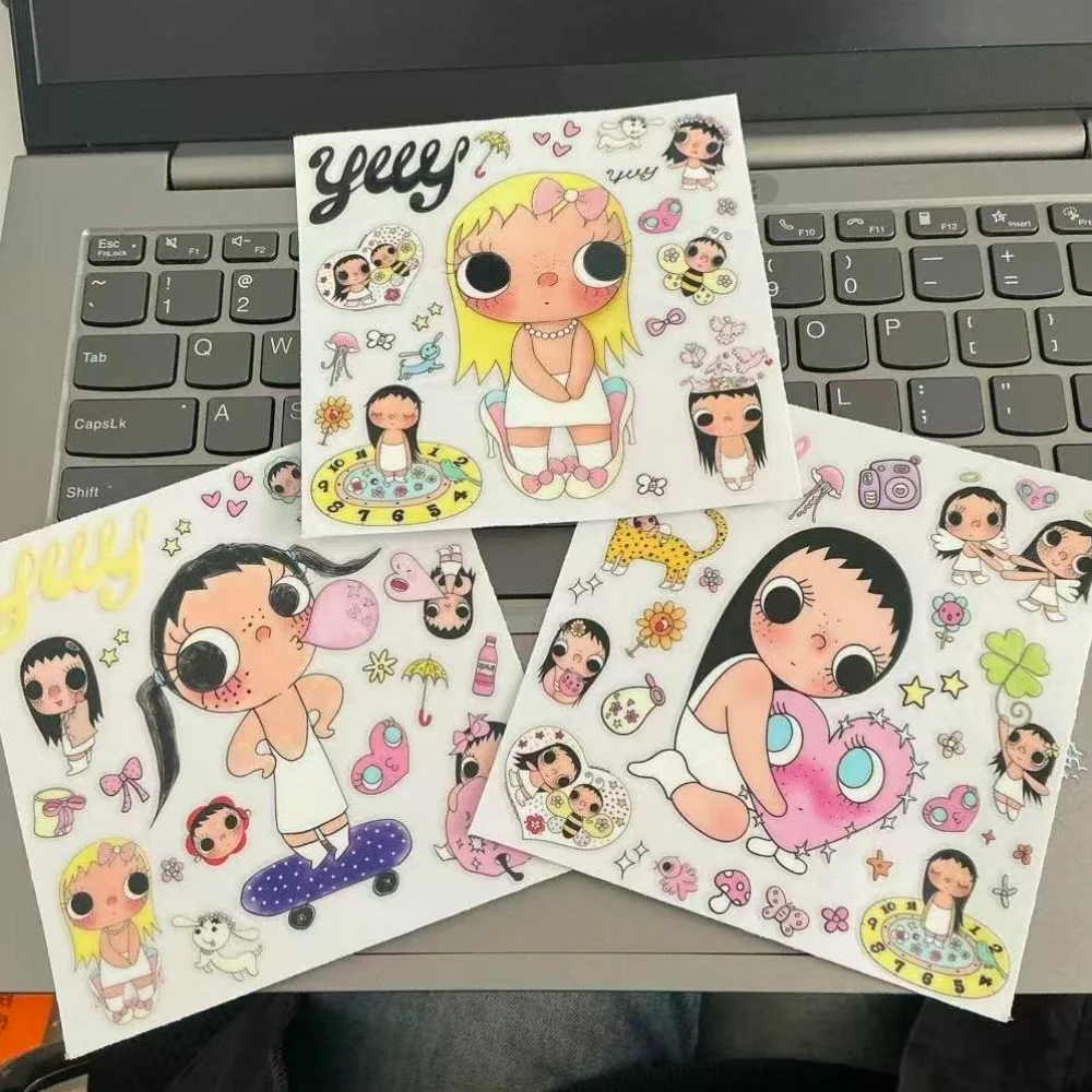Adesivi Creativi Yuy per Cover di Cellulari, Decorazioni Impermeabili per Frigoriferi e Tazze, Regalo Kawaii per Ragazze - immagine 2