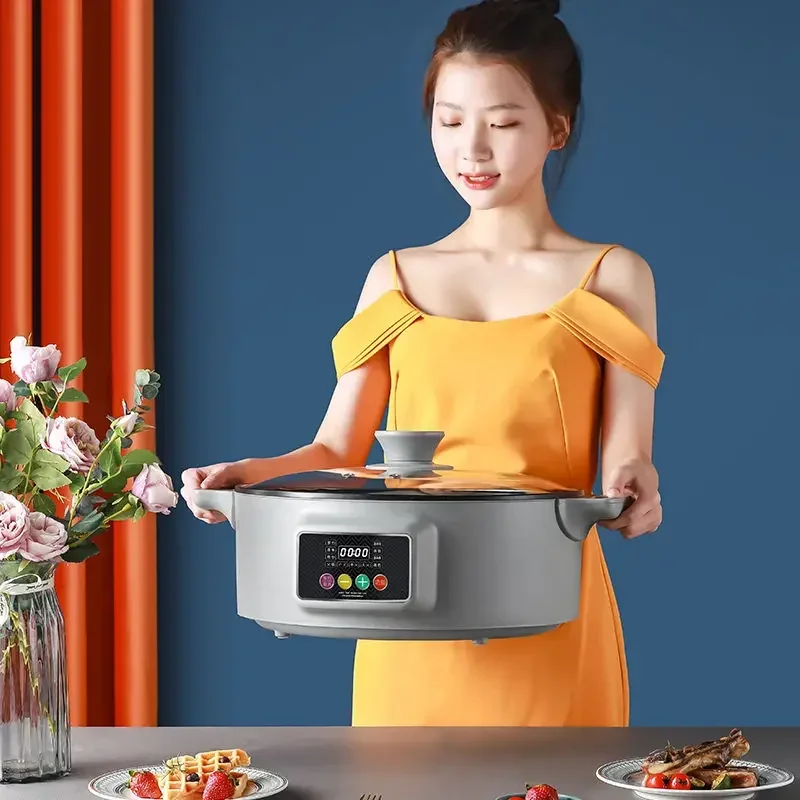 Electric Steamer Large Capacity Extra Large Electric Steamer Cooking Multifunctional Non-Stick Multi-Layer Steamer 3