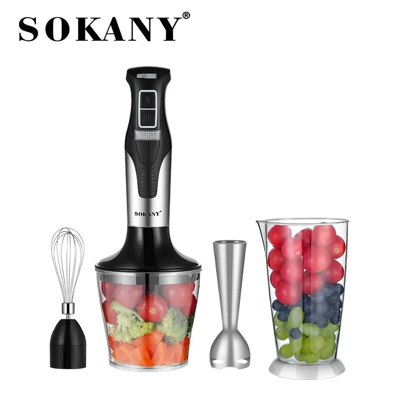 Household Electric Cooking Stick Machine Juicing Meat Grinder Mixer 4 in 1 Cooking Stick Stirring Rod Multifunction Kitchen Tool electric meat grinder chopper stainless steel kitchen machines vegetable crusher slicer machine household mixer food processors