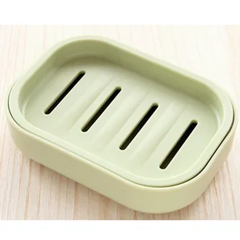 กล่องใส่เดินทางเดินป่าอาบน้ำในบ้านกล่องสบู่พลาสติกชั้นวางของไม้หัวจ่ายสบู่ใหม่สำหรับใช้ในห้องน้ำ 13