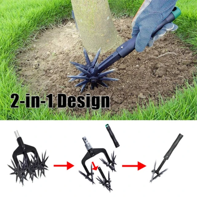 Rotációs Kultivátor Szerszám Kerti Talaj Talafier Turfing Gyep Sírkert Scarifier Forgó Talajtábla Műtárgy - Image 2