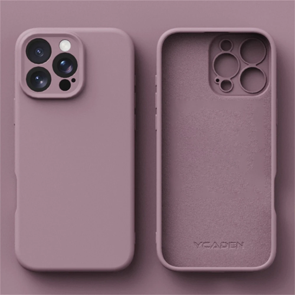 Für iPhone 16 15 14 13 12 11 ProMax Weiche Hülle Stoßfeste Schutzhülle Handy-Zubehör Bestseller Luxuriöse Flüssigsilikon TPU Hülle – Detail 5