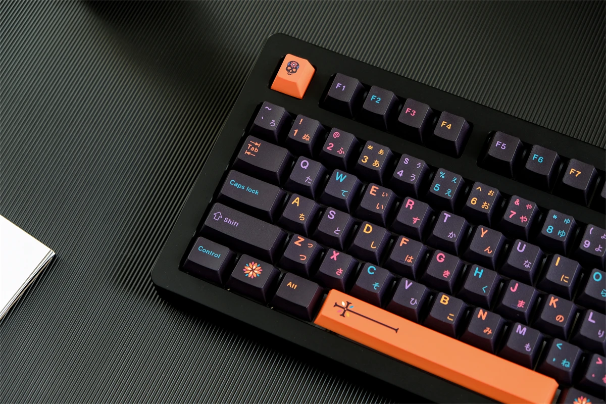 Gmk mictlanキーキャップ129キーpbt 5-サイド昇華型チェリー 
