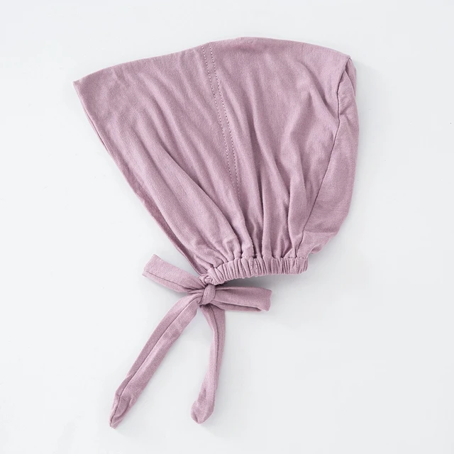 82 couleurs cravate dos sous-embouts mode femmes intérieur Hijab casquette musulmane Bonnet plaine islamique coton Spandex Jersey DEW sous-écharpe
