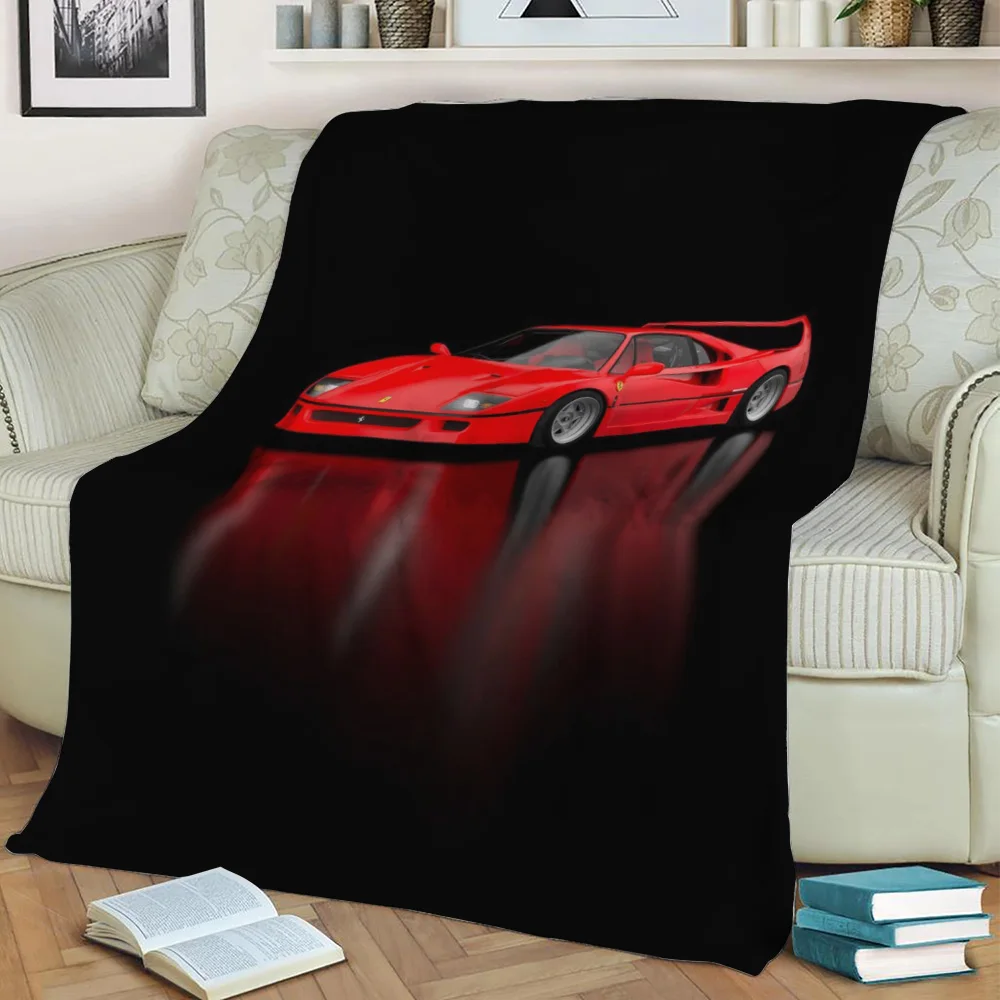 Ferrari F40 003 Flannel  Blanket/Decoration Throw Tv Blankets /Soft Throw Blanket On Sofa