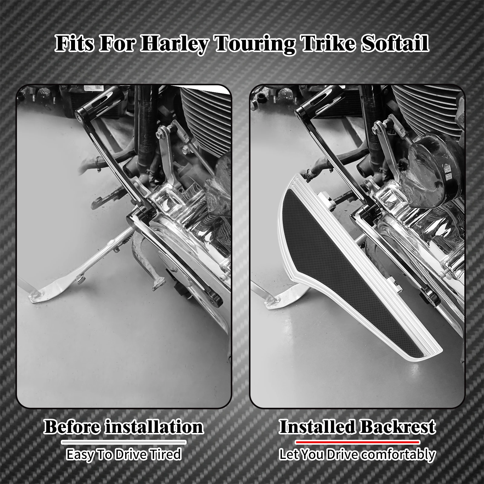 오토바이 드라이버 플로어 보드 라이더 프론트 풋 보드 크롬 Harley Dyna FLD 2012-2016 FL Softail 1986-2017 Touring 1986-2023