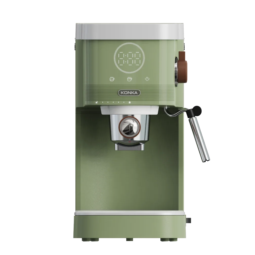 2022 Konka Best 220V Green Cafetera Automatic Capsule COffee Powder Espresso Coffee Machine 20 Bar