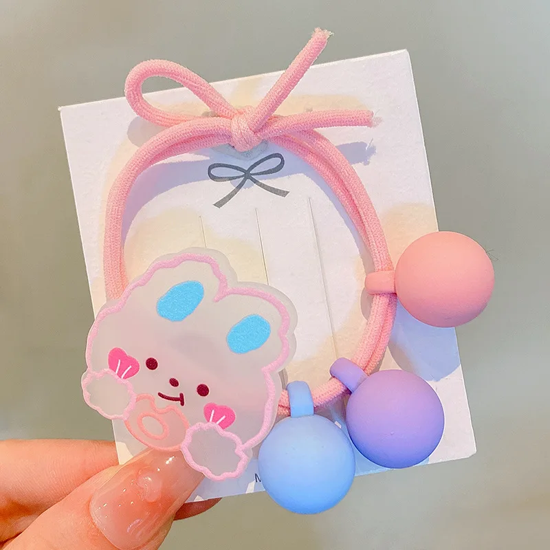 Vibrant Cartoon Bear Hair Bands