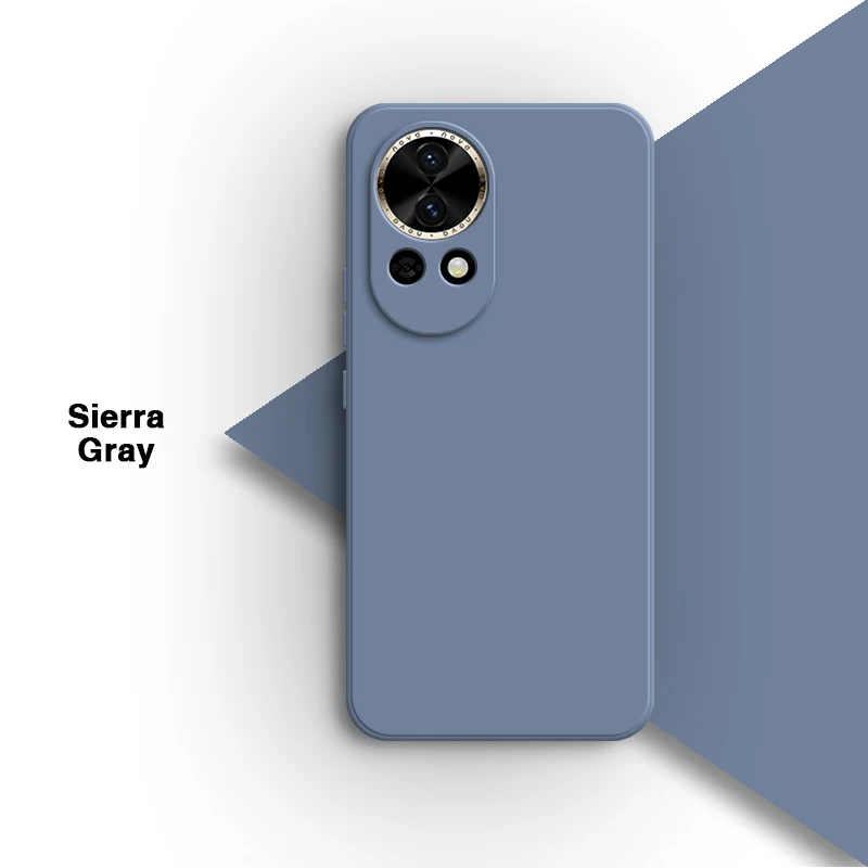Premium Liquid Silicone Shockproof Phone Case with Camera Protection - Solid Black