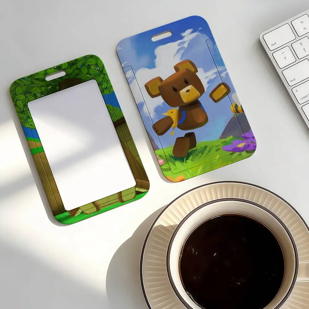 게임 S-Super Bear A-어드벤처 카드 홀더는 ID 카드, 은행 카드, 대중교통 카드 및 업무용 카드에 적용 가능합니다.