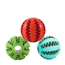 

Soft Pet Dog Toys Toy Funny Interactive Elasticity Ball Dog Chew Toy For Dog Tooth Clean Ball Food Extra-tough Rubber Ball Dog