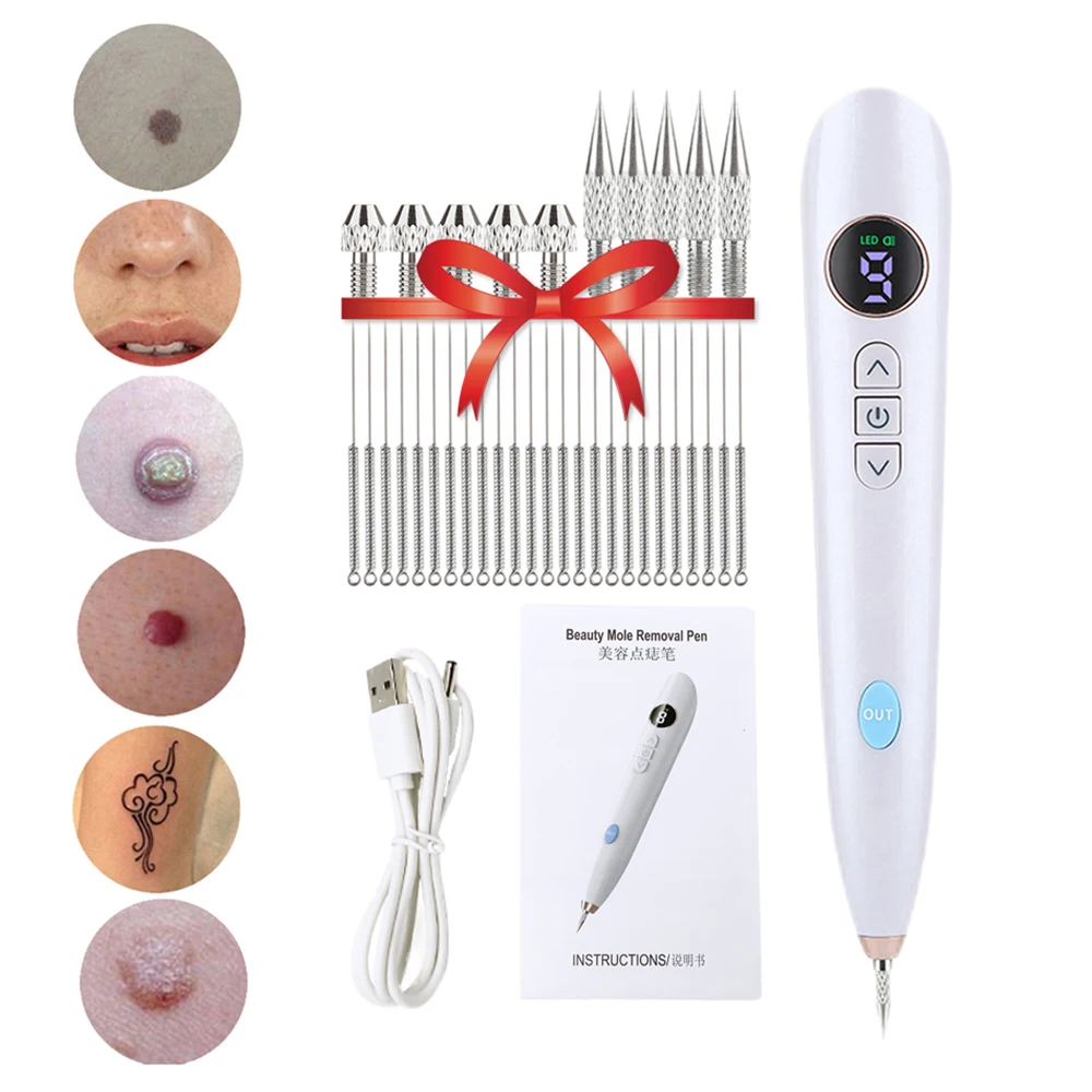 Rimozione Dell'Etichetta Della Pelle Verruca Eliminatore Di Berrugas Led Penna Al Plasma Lomi Rimozione Laser Elettrica Lentiggine Macchia Scura Kit C