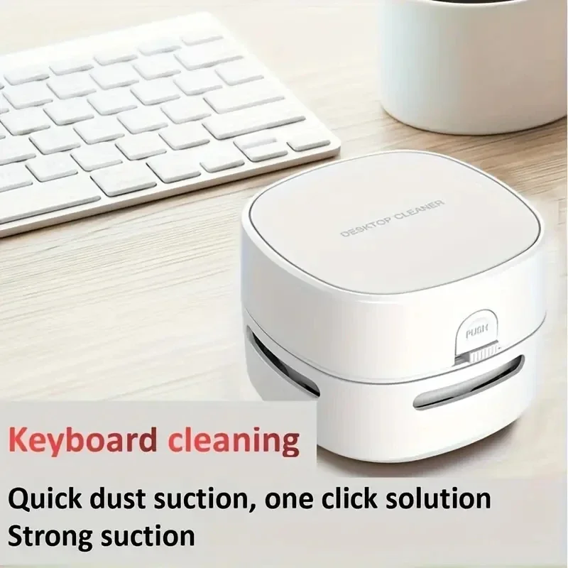 Portable Mini Desk Vacuum Cleaner Mini Vacuum For Desk Table Dust Catcher Car For Home Office Table Sweeper Desktop Cleaner 3