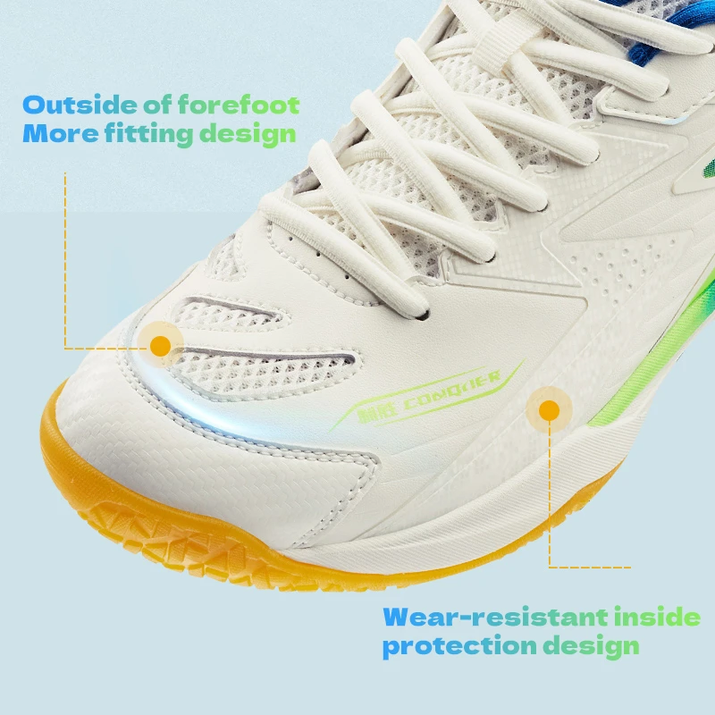 361 Degrees NEW Professional Badminton Shoes Breathable Anti-Slippery Training Shoes Non-Slip Women Men'S Sneakers 672344401