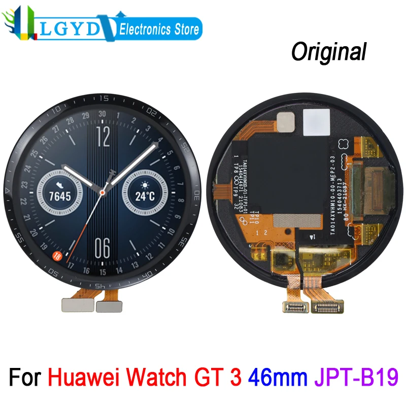 

Original LCD Screen For Huawei Watch GT 3 46mm JPT-B19 Dual Cable Edition LCD Display with Digitizer Full Assembly Replacement