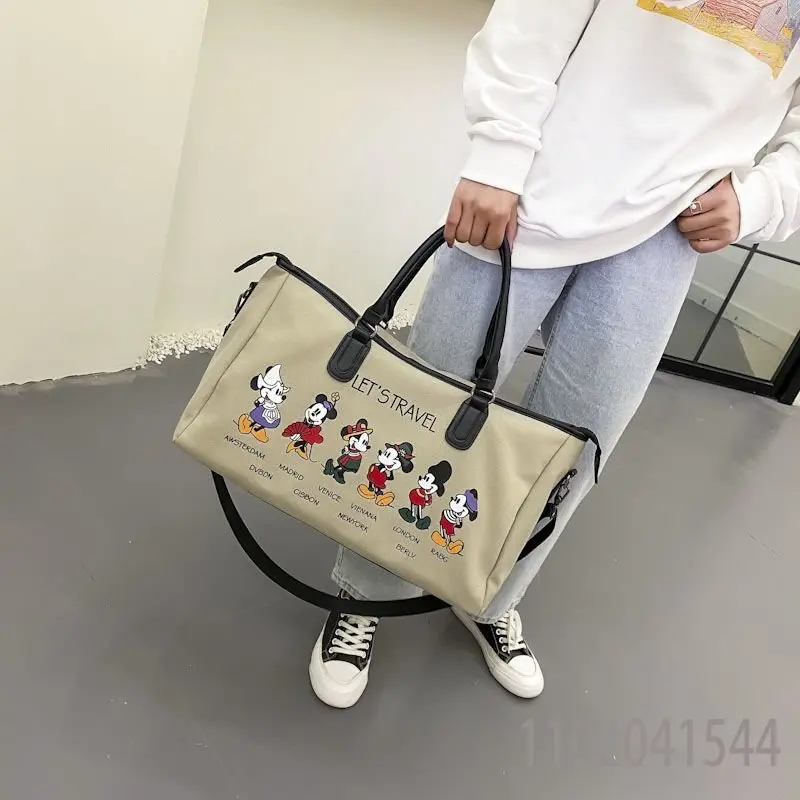 Disney Canvas Travel Duffel Tote Bag for Women Girls Mickey Mouse Luxury  Designer Travel Bag for Carry on Luggage Business Trip